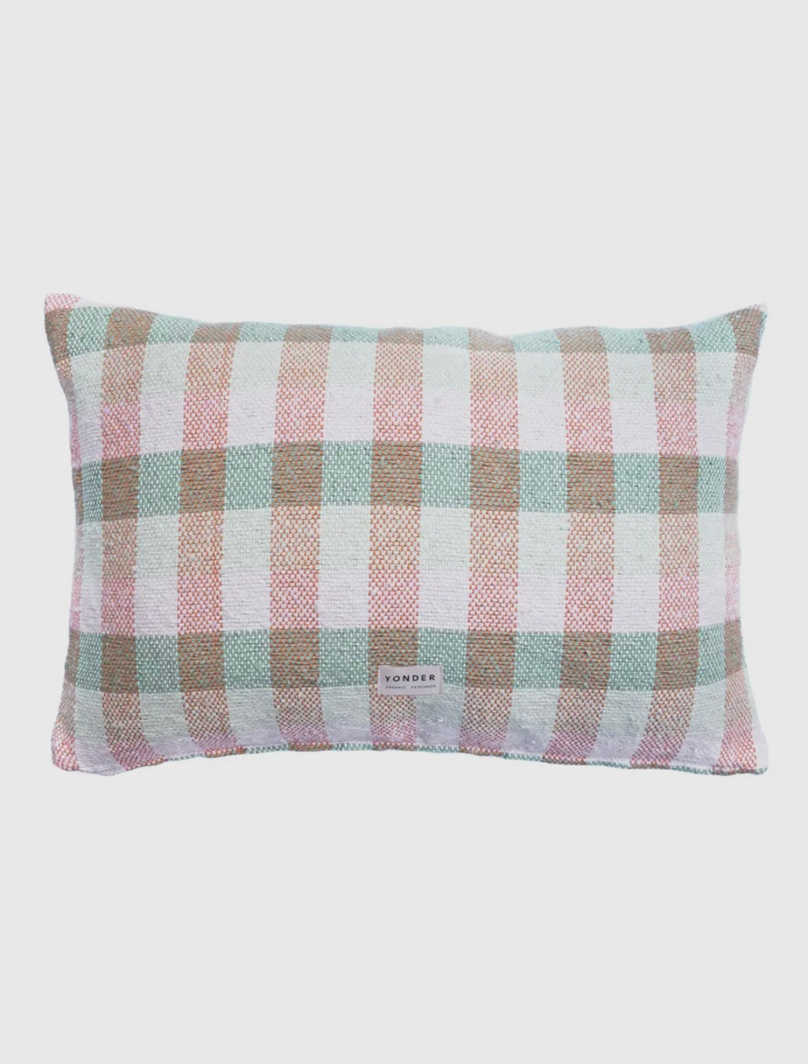 Hand Loomed Cushion Cover | Terracotta & Sage