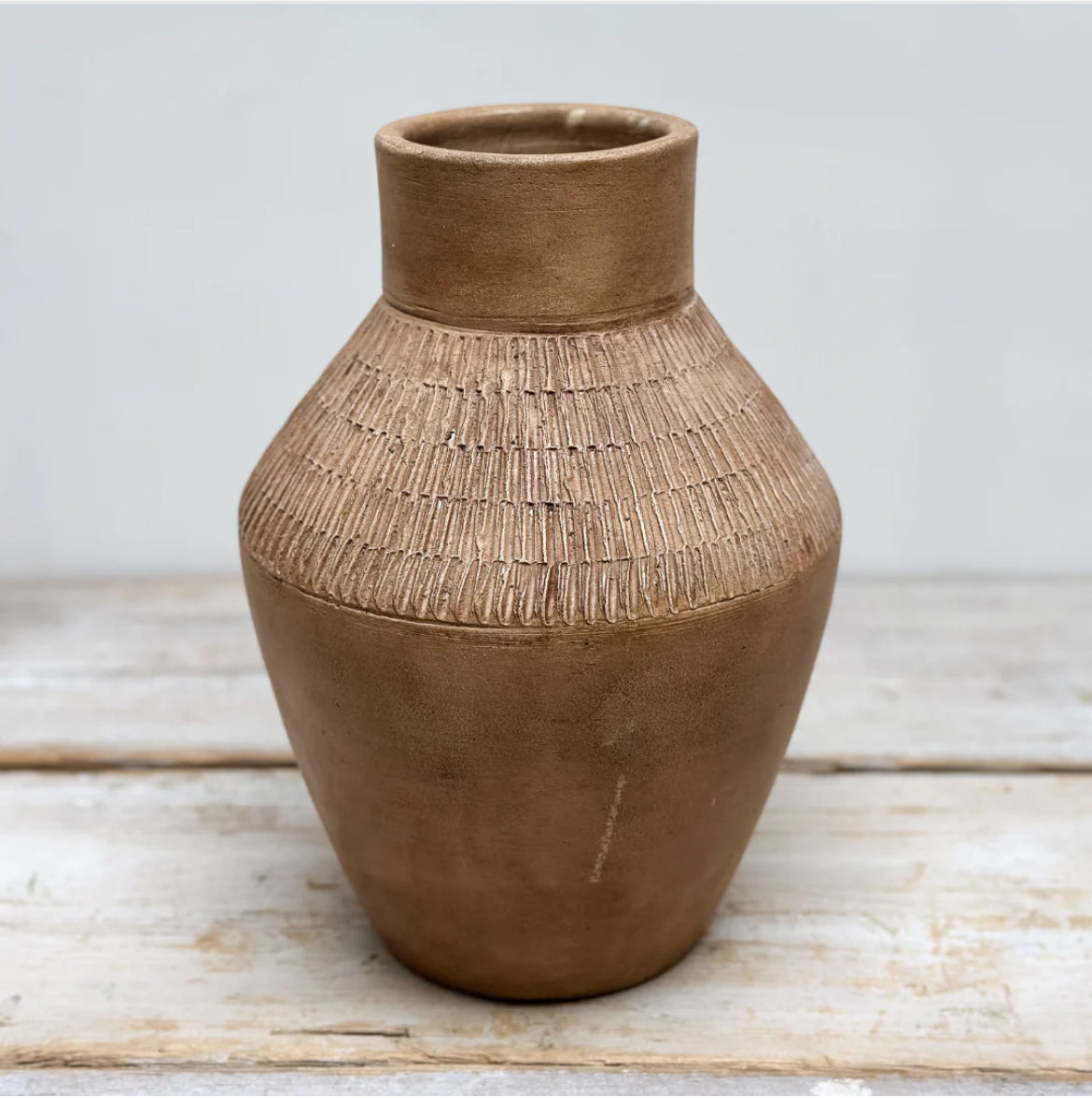Kemi Terracotta Vase - Antique